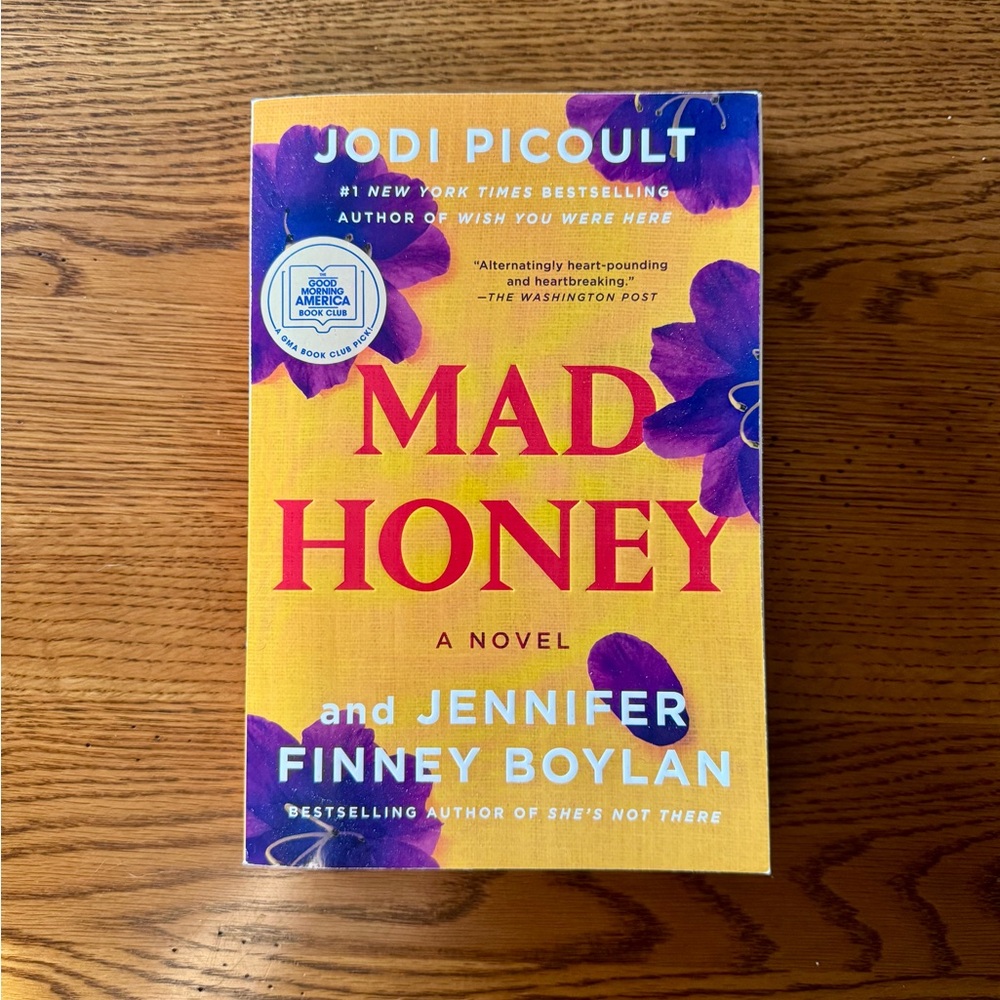 Mad Honey Book by Jodi Picoult Paperback GMA Book Club Contemporary Fiction NEW